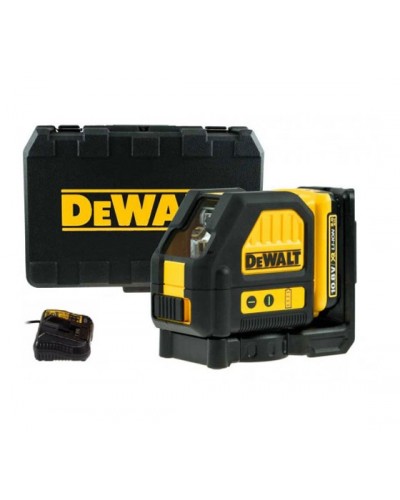 Dewalt - DCE088D1R 10.8V Self Leveling Cross Line Red Laser with 2Ah battery and charger