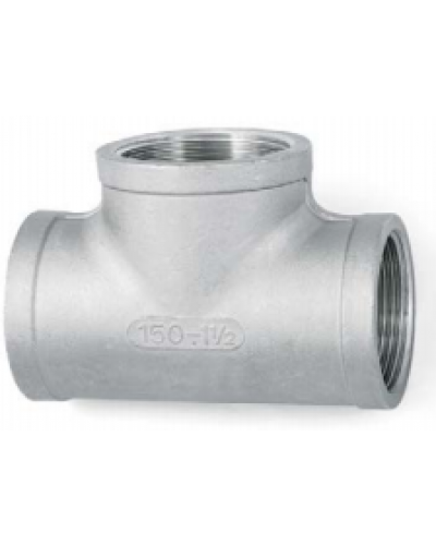 TEES PIPE FITTING STAINLESS STEEL AISI 316 / A4