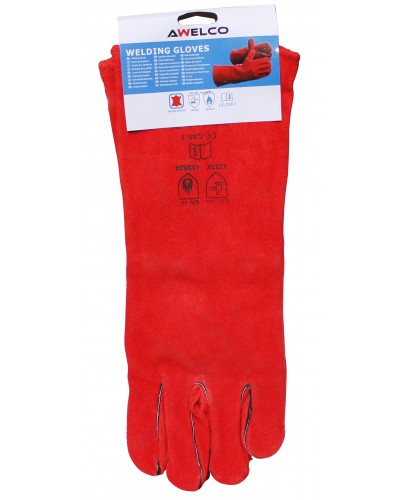 AWELCO WELDING GLOVES RED