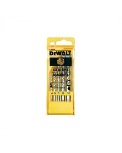 Dewalt DT6956 Set 5Pcs Extreme Drill Bits Concrete 4,5,6,8,10mm